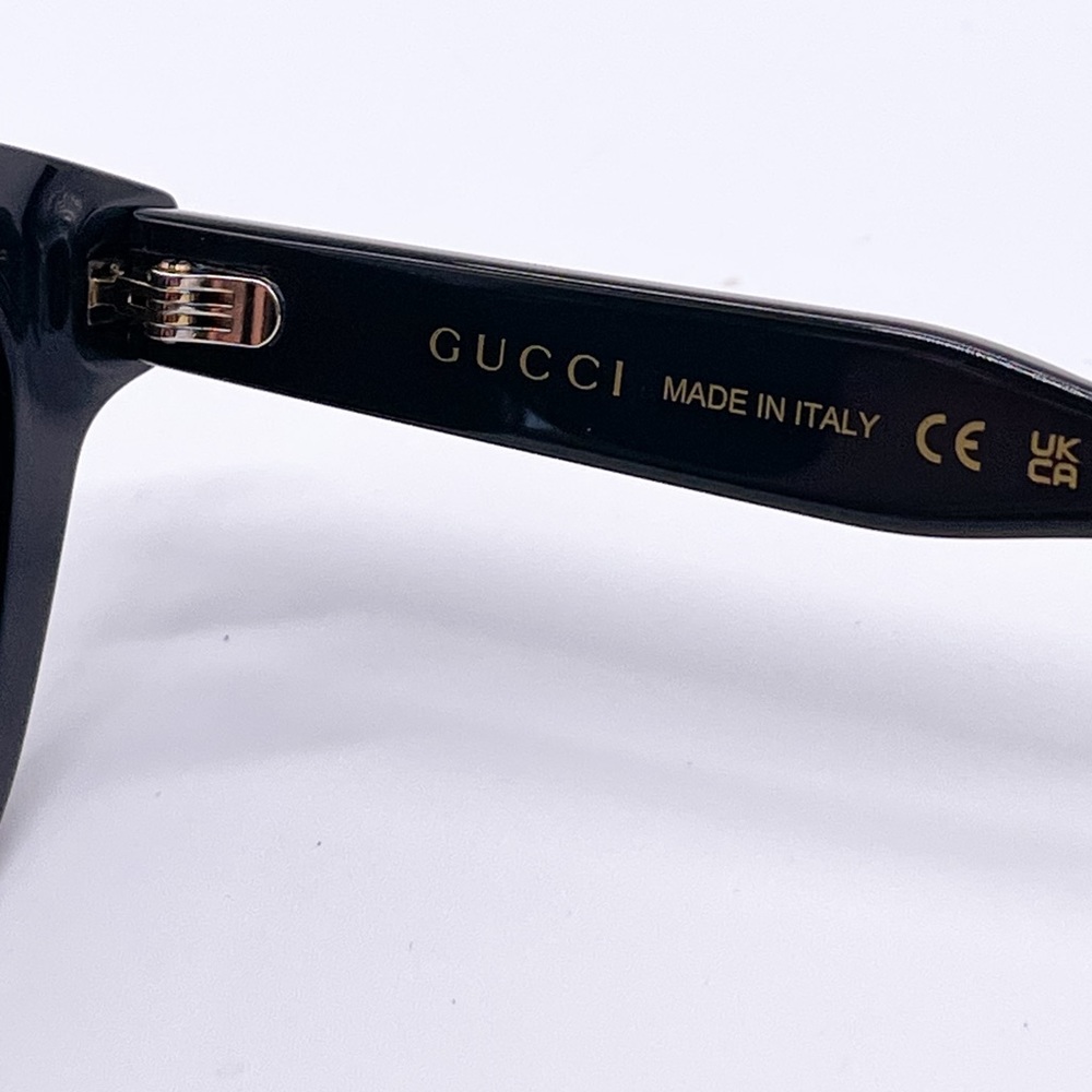 NEW GUCCI GG1264S 001 BLACK UNISEX SUNGLASSES GUCCI - Picture 9 of 11